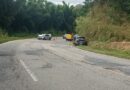 Caminhão perde os freios e provoca engavetamento envolvendo seis veículos e três feridos na MG-353, em Coronel Pacheco