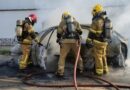 Incêndio destrói automóvel e mobiliza Corpo de Bombeiros em Juiz de Fora. Ninguém se feriu