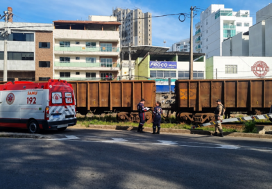 Atropelamento por trem mata idoso de 79 anos em Juiz de Fora