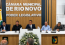Sessão Solene da Câmara de Rio Novo concede Título de Cidadão Honorário ao prefeito de São João Nepomuceno